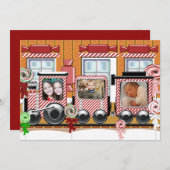 ペパーミントトレインホリデーフォトカード シーズンカード (正面/裏面)