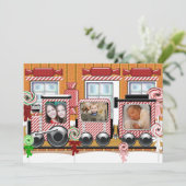 ペパーミントトレインホリデーフォトカード シーズンカード (スタンド正面)