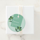 ペパーミントハーブティービジネスラベル フェイバータグ (インサイチュ)