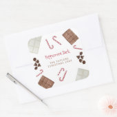 ペパーミントバークレシピキットホリデーギフト スクエアシール (封筒)