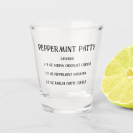ペパーミントパティノベルティショットグラス ショットグラス