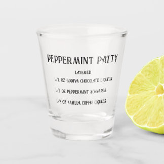 ペパーミントパティノベルティショットグラス ショットグラス