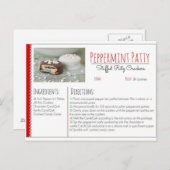 ペパーミントパティ詰まったリッツクラッカー(カスタム) ポストカード (正面/裏面)