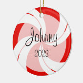 ペパーミントフォトオーナメント セラミックオーナメント (左)