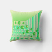 ペパーミントプラザを通じたライムの飛行 クッション (裏面)