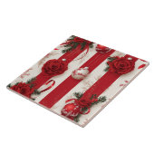 ペパーミントホリデーズセラミックタイル タイル (側面)