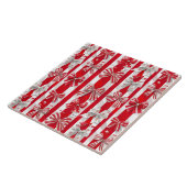 ペパーミントホリデーズセラミックタイル タイル (側面)