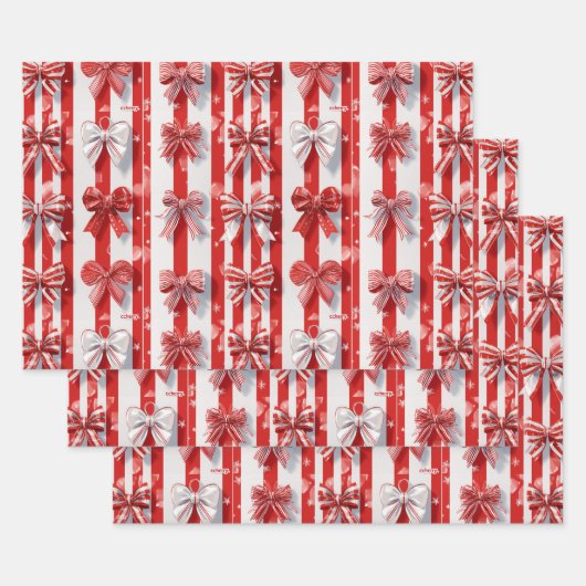 ペパーミントホリデーズ ラッピングペーパーシート (セット)