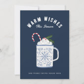 ペパーミントモカホットココア暖かい願企業のい シーズンカード (正面)