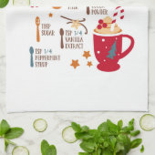 ペパーミントモカ キッチンタオル (折り畳み)