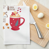 ペパーミントモカ キッチンタオル (四つ折り)