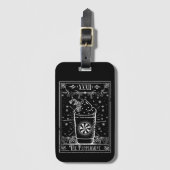 ペパーミントラテのタロットカード ラゲッジタグ (正面縦)