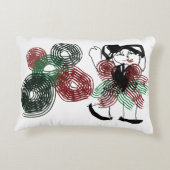 ペパーミント踊り アクセントクッション (裏面)