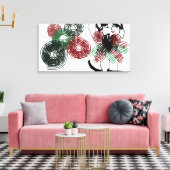 ペパーミント踊り キャンバスプリント (インサイチュ (リビング))