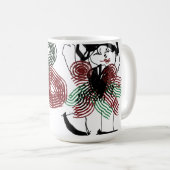 ペパーミント踊り コーヒーマグカップ (正面右)