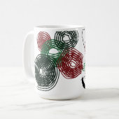 ペパーミント踊り コーヒーマグカップ (正面左)