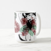 ペパーミント踊り コーヒーマグカップ (正面右)