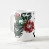 ペパーミント踊り コーヒーマグカップ (正面左)