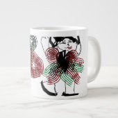 ペパーミント踊り ジャンボコーヒーマグカップ (正面右)