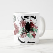 ペパーミント踊り ジャンボコーヒーマグカップ (正面右)