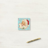 ペパーミン入りサンタ ポストイット (デスク上)