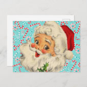 ペパーミン入りサンタ ポストカード (正面/裏面)