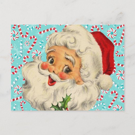 ペパーミン入りサンタ ポストカード (正面)