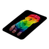 ペピタレインボーフレキシブルマグネット マグネット (左側)