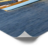 ペピン湖の帆船 ポスター (角)