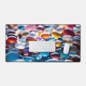 ペブルカラーズ穏やかな平和な自然 デスクマット (キーボード&マウス)