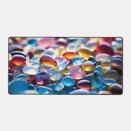 ペブルカラーズ穏やかな平和な自然 デスクマット (正面)
