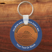 ペブルストップマイン – ペブル鉱山ペニー キーホルダー (正面)