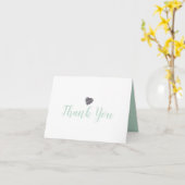 ペブルハートありがとう カード (黄色い花)