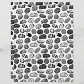 ペブルパターンスクラップブック紙 (正面/裏面)