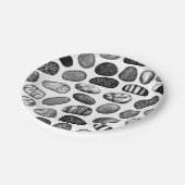 ペブルパターン ペーパープレート (アングル)