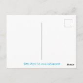 ペブルビーチカリフォルニア海ビュー ポストカード (裏面)