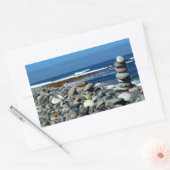 ペブルビーチ 長方形シール (封筒)