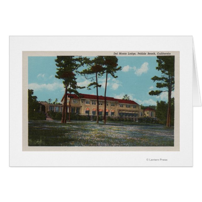 ペブルビーチ, CA – デルモンテロッジビューと (正面横)