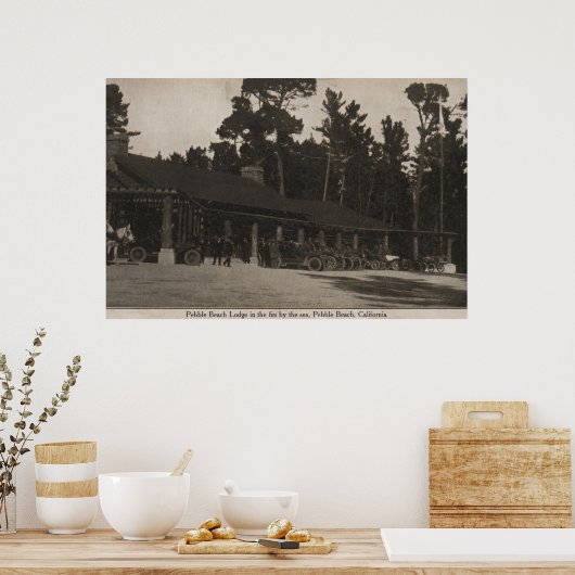 ペブルビーチ, CA – ファーズインザシーバイ ポスター (キッチン)