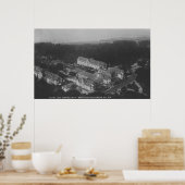 ペブルビーチ, CA – ホテルデルモンテエアリアルビュー ポスター (キッチン)