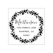 ペブルリースファミリー差出人住所 ラバースタンプ (インプリント)