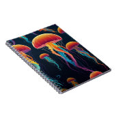 ペブル付きユニークノートブカラフルックデザイン ノートブック (右側)