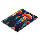 ペブル付きユニークノートブカラフルックデザイン ノートブック (左側)