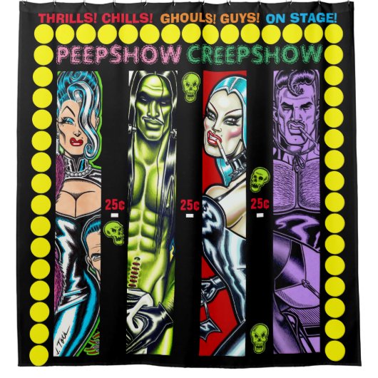 ペプショークレプショー シャワーカーテン (正面)