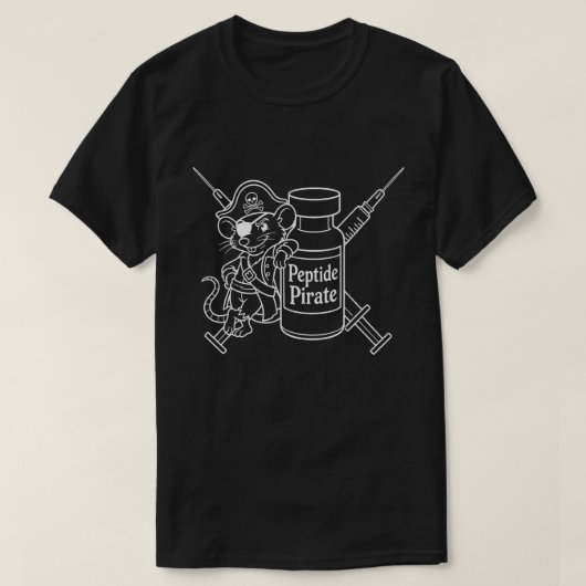 ペプチド海賊 Tシャツ (デザイン正面)