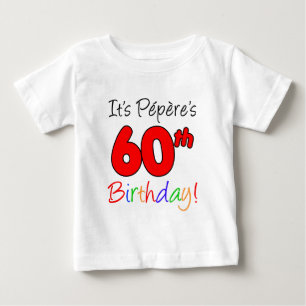 ペペの60誕生日 ベビーTシャツ