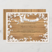 ペペル ピカド ウェディング インビテーション - ラブリー ダヴ (正面/裏面)