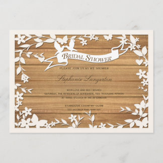 ペペル ピカド ウェディング インビテーション - ラブリー ダヴ