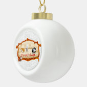 ペペレッドビクトリアンソフキャッツホリデーオーナメント セラミックボールオーナメント (右)