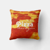 ペペロおもしろいニチーズピザ中毒ファーストフード クッション (裏面)